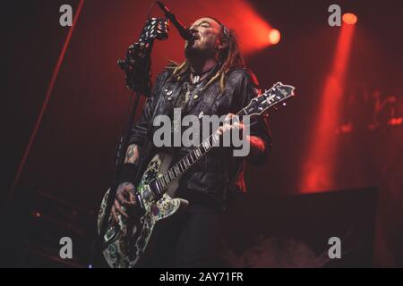 Le gingembre sauvage, chanteur/guitariste des wildhearts vivent au ritz manchester royaume-uni le 31 janvier 2020 Banque D'Images