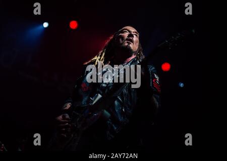 Le gingembre sauvage, chanteur/guitariste des wildhearts vivent au ritz manchester royaume-uni le 31 janvier 2020 Banque D'Images