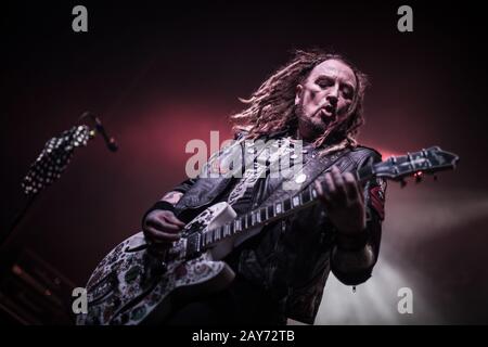 Le gingembre sauvage, chanteur/guitariste des wildhearts vivent au ritz manchester royaume-uni le 31 janvier 2020 Banque D'Images