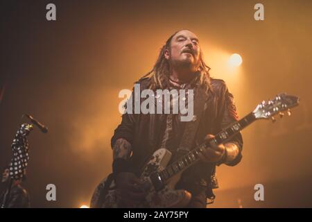 Le gingembre sauvage, chanteur/guitariste des wildhearts vivent au ritz manchester royaume-uni le 31 janvier 2020 Banque D'Images