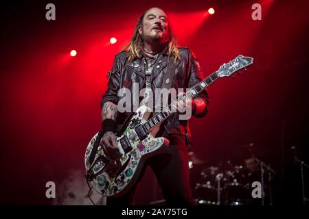 Le gingembre sauvage, chanteur/guitariste des wildhearts vivent au ritz manchester royaume-uni le 31 janvier 2020 Banque D'Images