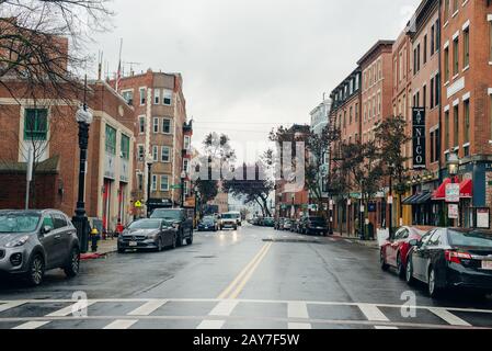 Boston, États-Unis - octobre 2019 Little Italy à Boston Banque D'Images