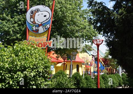 Dorney Park à Allentown, Pennsylvanie Banque D'Images