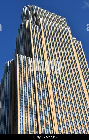 Wells Fargo Tower à Minneapolis, Minnesota Banque D'Images