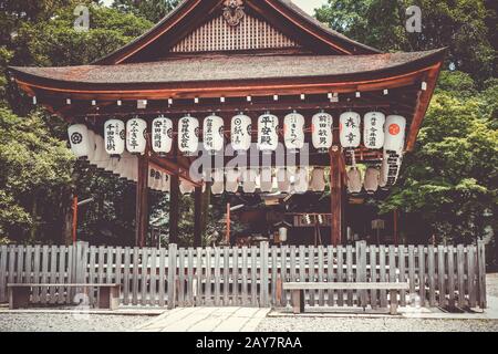 Temple Shoren-in jardin, Kyoto, Japon Banque D'Images