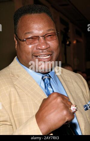 New York, NY, États-Unis. 17 Septembre 2007. Ancien champion du monde de boxe poids lourds, Larry Holmes au 22ème Dîner annuel des légendes du sport au profit Du Fonds Buonitti pour guérir La Paralysie à Waldorf=Astoria. Crédit: Steve Mack/Alay Banque D'Images