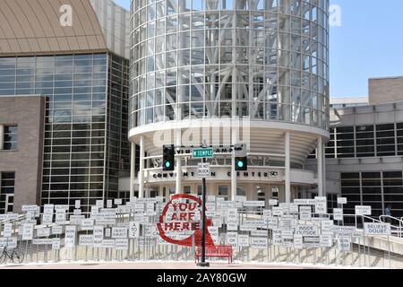 Centre de congrès Calvin L. Rampton Salt Palace à Salt Lake City Banque D'Images