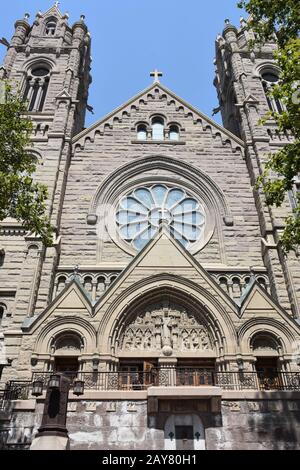 Cathédrale de la Madeleine à Salt Lake City, Utah Banque D'Images