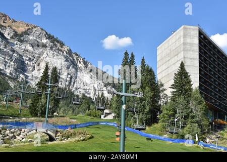 Snowbird Resort à Sandy, Utah Banque D'Images