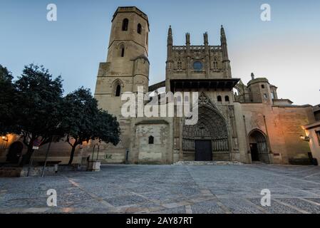 Monastère de San Pedro el Viejo à Huesca, Espagne Banque D'Images