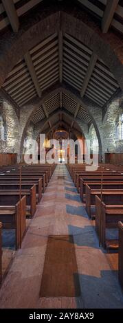 Vues Intérieures De L'Église St Andrew'S, Roker, Sunderland, Tyne & Wear, Angleterre, Royaume-Uni Banque D'Images