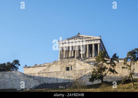 Valhalla à côté de Regensburg Allemagne Banque D'Images