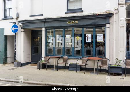 Olby's Soul Cafe dans la rue King, vieille ville de Margate. Banque D'Images