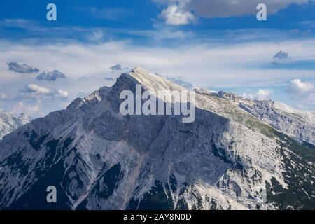 La pointe du Pleisen dans les Alpes autrichiennes Banque D'Images