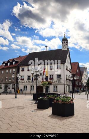 Bad Wurzach est une ville en Allemagne avec de nombreuses attractions historiques Banque D'Images