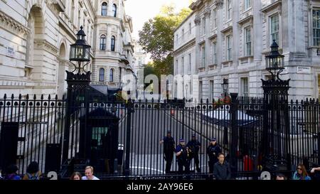Downing Street, Westminster, Cité De Westminster, Londres, Angleterre. Banque D'Images