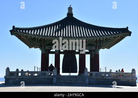 Korean Friendship Bell à San Pedro, Californie Banque D'Images