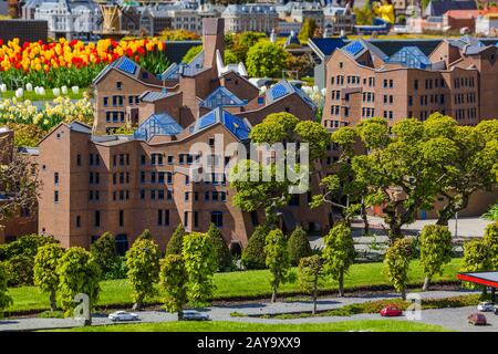 La Haye, Pays-Bas - 26 avril 2017 : parc miniature de Madurodam à la Haye Banque D'Images