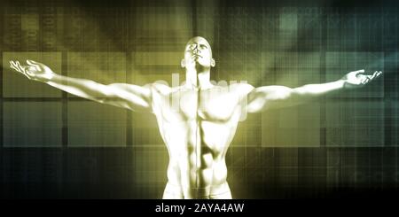 Logiciel du système de santé numérique Banque D'Images