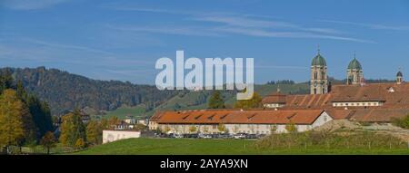 Monastère Einsiedeln, Suisse Banque D'Images