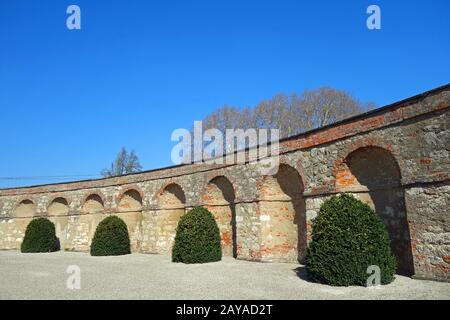 Bâtiment baroque à Schloss Herrenhausen à Hanovre Banque D'Images