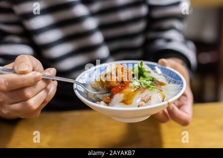 Encas taïwanais Meatballs Banque D'Images