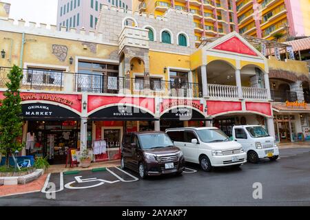 L'Okinawa, Japon - 15 mai 2019 : destination touristique populaire à American village, Okinawa au Japon. Banque D'Images