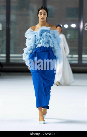 Carolina Herrera FW20 Runway pendant la semaine de la mode de New York Février 2020 - New York, USA 10/02/2020 | utilisation dans le monde entier Banque D'Images