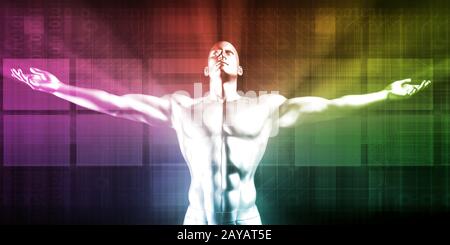 Logiciel du système de santé numérique Banque D'Images