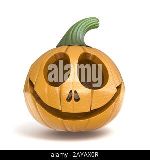 Halloween citrouille Jack O Lantern 3D Banque D'Images