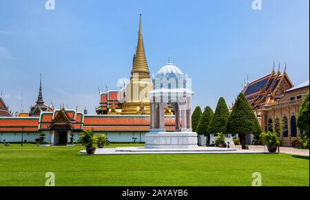 Bangkok, Thaïlande, Mars 2013 le Grand Palais, Wat pra kaew Banque D'Images