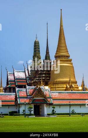 Bangkok, Thaïlande, Mars 2013 le Grand Palais, Wat pra kaew Banque D'Images