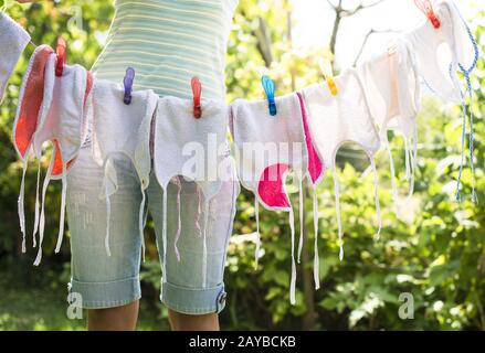 Bavoirs pour bébés Banque D'Images