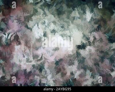 Image abstraite avec des traits de peinture de formes différentes. Banque D'Images
