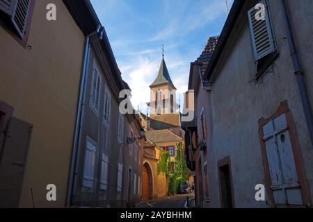 St Grégoire Ribeauvillé en France Banque D'Images