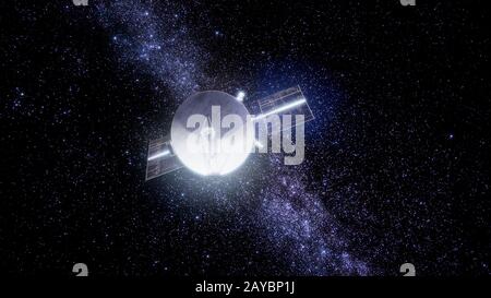 L'approche spatiale Magellan vers Vénus Banque D'Images