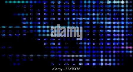 Matrice de données Banque D'Images