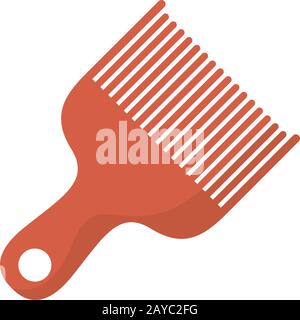 Accessoire maquillage peigne icône isolé Illustration de Vecteur
