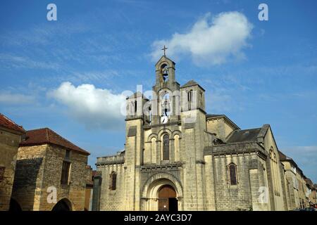 Notre Dame de l'Assomption à Villefranche Banque D'Images