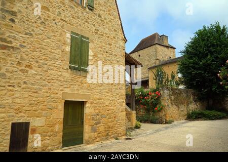 Château de Saint-Pompon Banque D'Images