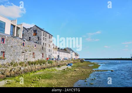 Le Claddagh Galway à Galway, Irlande. Destination de voyage. Banque D'Images