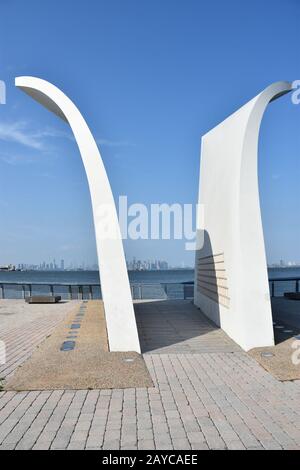 Cartes postales-le Mémorial Staten Island du 11 septembre à New York Banque D'Images