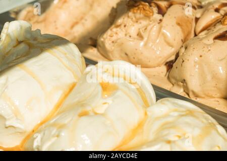 Glace au chocolat Banque D'Images