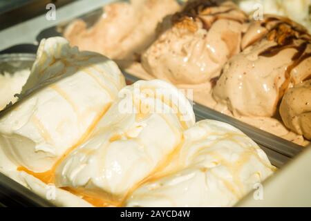 Glace au chocolat Banque D'Images