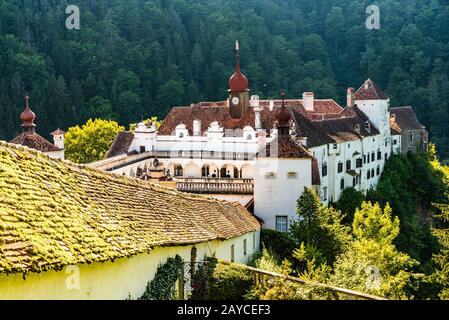 Stubenberg am See, Styrie - Autriche Palais Herberstein en Europe. Jardins, lieu touristique destination de vacances. Banque D'Images