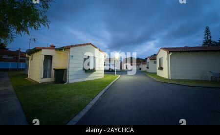 Maison familiale australienne sur Walpole Banque D'Images