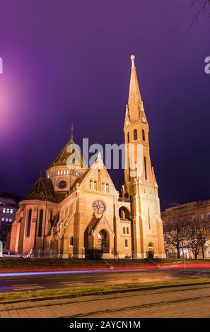 Église réformée de Hongrie Budapest Banque D'Images