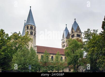 L'Église notre-Dame de Halberstadt, Allemagne Banque D'Images