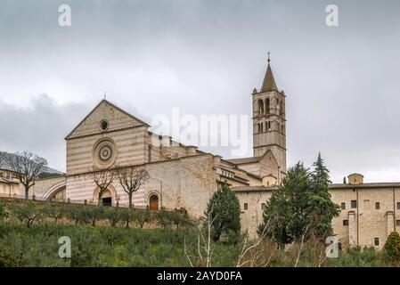 Basilique de Santa Chiara, Assise Banque D'Images