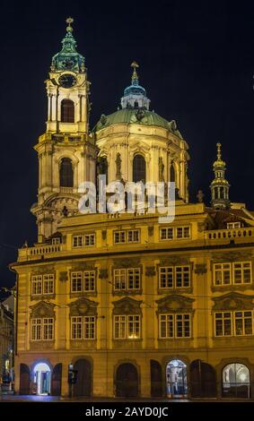 église Saint Nicolas, Prague Banque D'Images